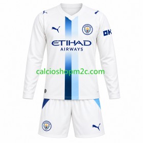 Manchester City Bambino Maglia Terza 2026/2027 Manica Lunga